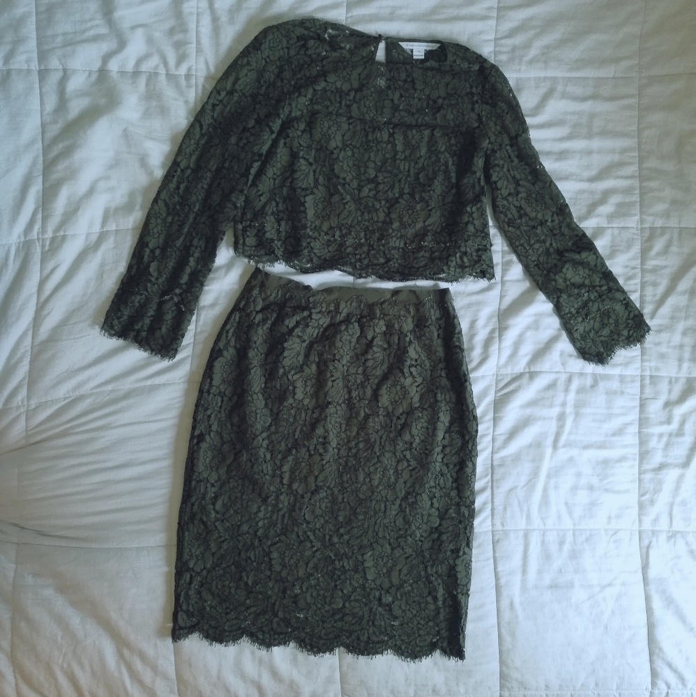 Diane Von Furstenberg 2 Piece Dress 14